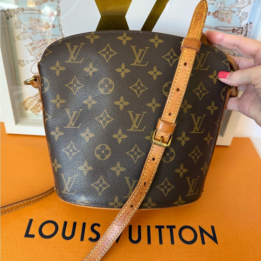 Louis Vuitton Vintage Brown Monogram Crossbody Bag & Wallet Set - Picture 12 of 16